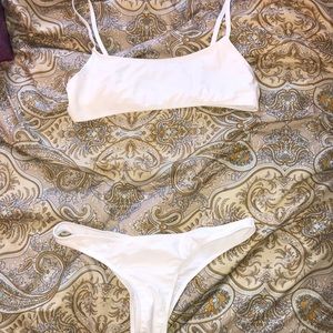 White bikini